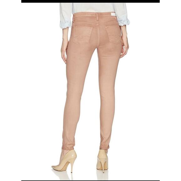 Adriano Goldschmied dusty rose super skinny ankle jeans sz 31R - Picture 2 of 9